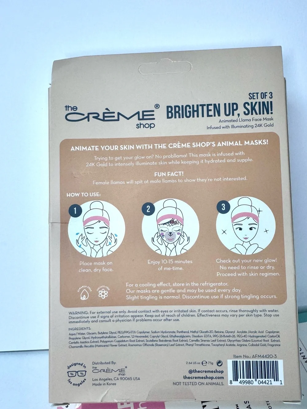 The Creme Shop brighten up